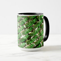 薄い緑の壁効果と白っぽい泡？