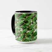 薄い緑の壁効果と白っぽい泡？ マグカップ (正面左)