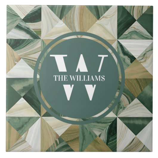 薄い緑の大理石タイル タイル (正面)