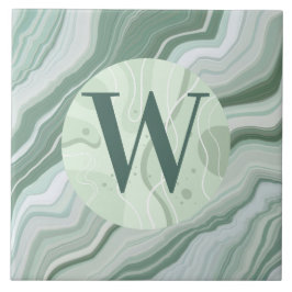 薄い緑の大理石タイル タイル