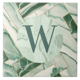 薄い緑の大理石タイル タイル