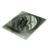 薄い緑の大理石タイル タイル (側面)