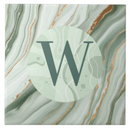 薄い緑の大理石タイル タイル