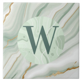 薄い緑の大理石タイル タイル