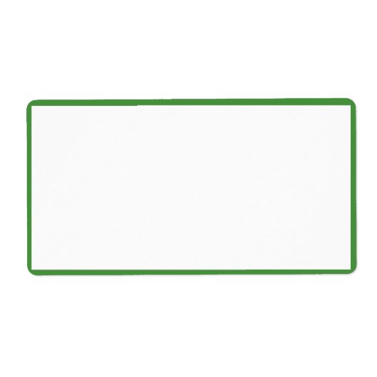 薄い緑の白縁ど色 ラベル (正面)