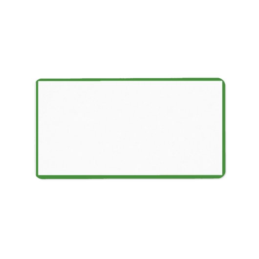 薄い緑の白縁ど色 ラベル (正面)