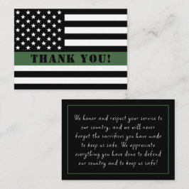 薄い緑の線のフラグ軍隊の高さ ノートカード