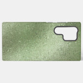 薄い緑の虹色のテクスチャ背景 SAMSUNG GALAXYケース (裏面横)