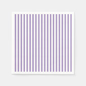 薄い縦型ストライプラベストライプのンダー スタンダードカクテルナプキン (正面)
