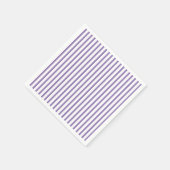 薄い縦型ストライプラベストライプのンダー スタンダードカクテルナプキン (角)