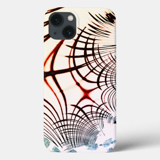 薄い背景で色の異なる線を交差 Case-Mate iPhoneケース (裏面)