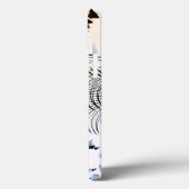 薄い背景で色の異なる線を交差 Case-Mate iPhoneケース (裏面 / 左)