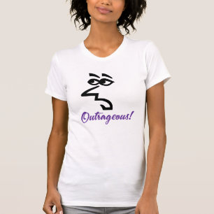 薄い色のSnarkyの女性Outrageousワイシャツ Tシャツ