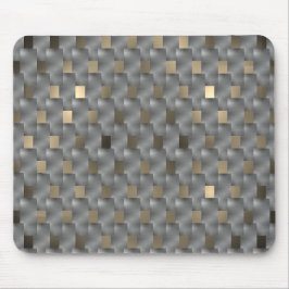 薄い茶色から暗い背景にグレーのボード マウスパッド