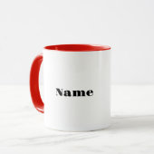 薄い茶色の髪を持つ男性テニスプレーヤーのマグカップ マグカップ (正面左)