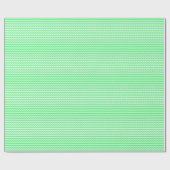 薄い薄緑および白の波の包装紙 ラッピングペーパー (フラット)