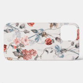 薄い裏花を持つシームレスな花デザイン Case-Mate iPhoneケース (裏面 (横))