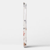 薄い裏花を持つシームレスな花デザイン Case-Mate iPhoneケース (裏面 / 左)