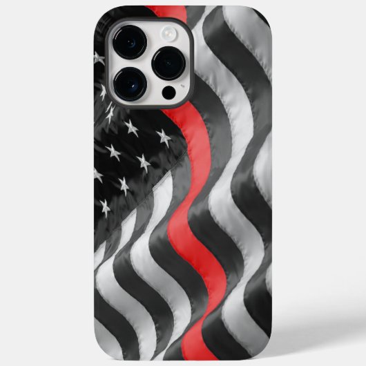 薄い赤い線 Case-Mate iPhoneケース (裏面)