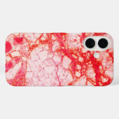 薄い赤の大理石 Case-Mate iPhoneケース (裏面 (横))