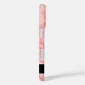 薄い赤ポリッシュ大理石の名前 Case-Mate iPhoneケース (裏面 / 右)