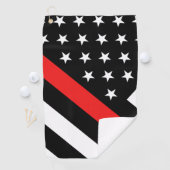 薄い赤線旗 ゴルフタオル (インサイチュ)