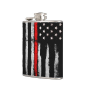 薄い赤線 フラスク (左)