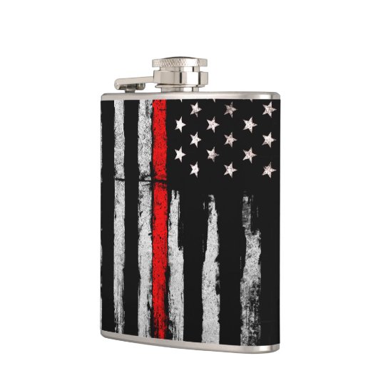 薄い赤線 フラスク (左)