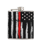 薄い赤線 フラスク (正面)