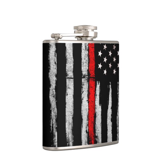 薄い赤線 フラスク (右)