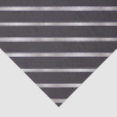 薄い銀の金属対角ストライプ材 薄葉紙 (詳細)