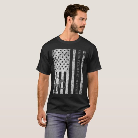 薄い銀製ライン教化の役人のTシャツのティー Tシャツ (正面フル)