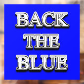 薄い青いラインのサポータ窓の固定 ウィンドウサイン (シート2)