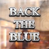 薄い青いラインのサポータ窓の固定 ウィンドウサイン (シート2)