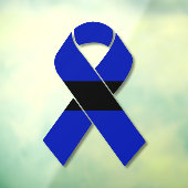 薄い青いラインのサポータ窓の固定 ウィンドウサイン (シート3)