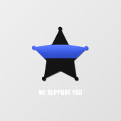 薄い青いラインのサポータ窓の固定 ウィンドウサイン (シート)