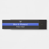 薄い青いライン – チーフフルバードイーグルランク サインプレート (正面)