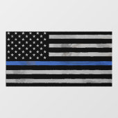 薄い青い線のタタータ動揺してフラグ ウィンドウサイン (シート)