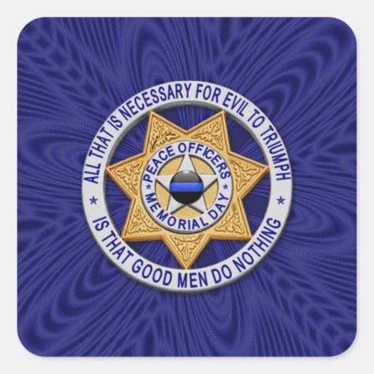 薄い青い線の1種類 スクエアシール (正面)