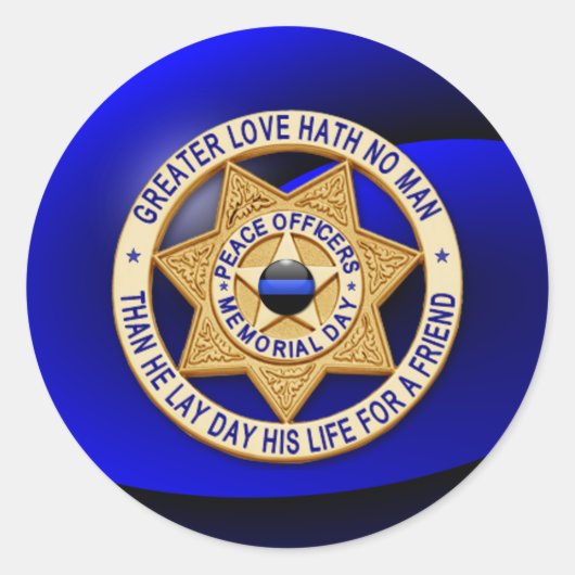 薄い青い線の1種類 ラウンドシール (正面)