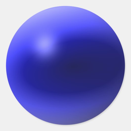 薄い青い線の1種類 ラウンドシール (正面)