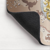 薄い青い線バッジ マウスパッド (コーナー)