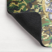 薄い青い線バッジ マウスパッド (コーナー)