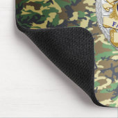 薄い青い線バッジ マウスパッド (コーナー)