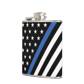 薄い青い線フラスコ フラスク (左)