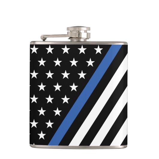 薄い青い線フラスコ フラスク (正面)