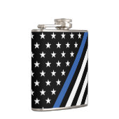 薄い青い線フラスコ フラスク (右)