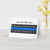 薄い青い線 カード (黄色い花)