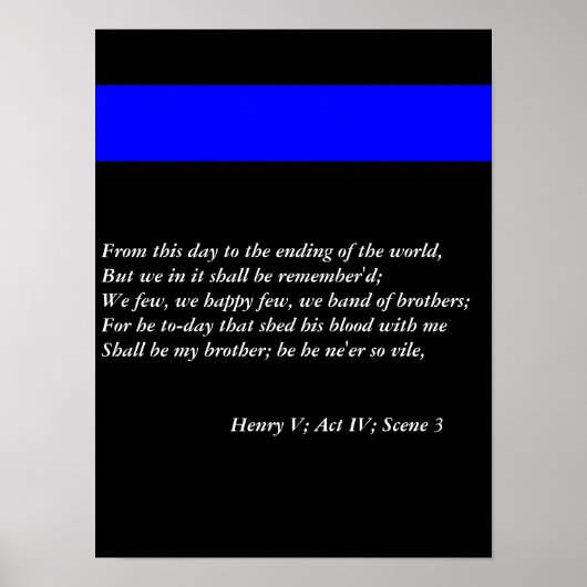 薄い青い線 ポスター (正面)