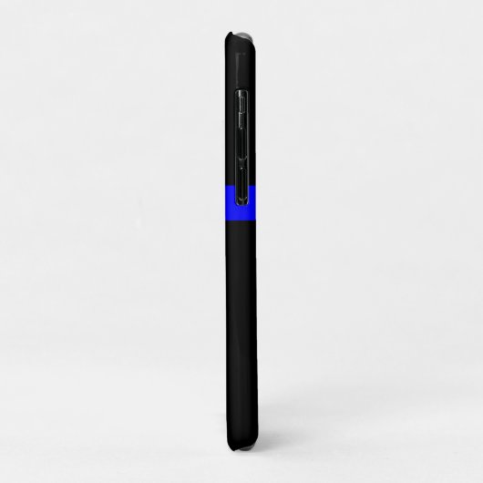 薄い青い線 – 仕えている人のために Case-Mate iPhoneケース (裏面/左)